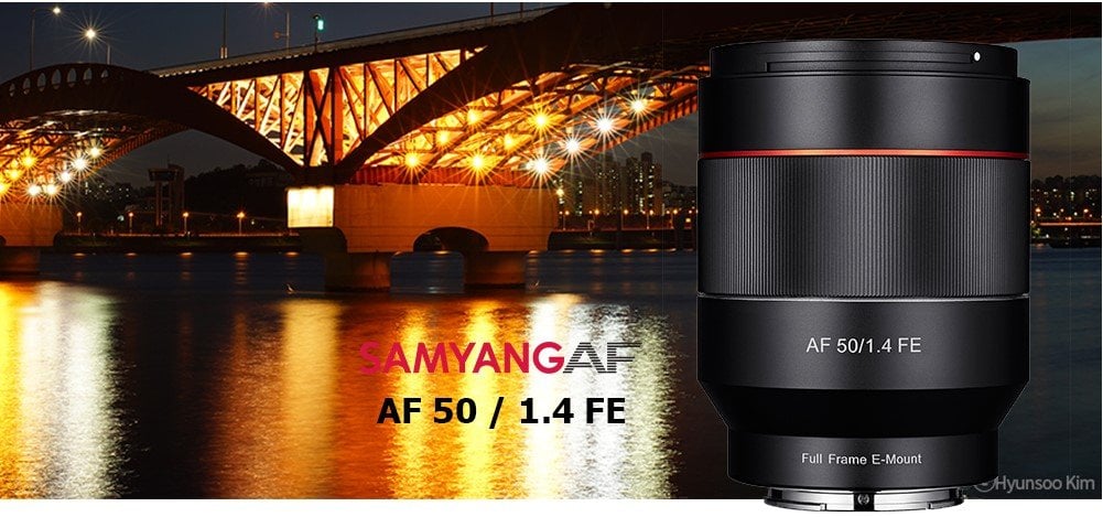 Samyang AF 50mm f1.4 FE Lens Sony Uyumlu
