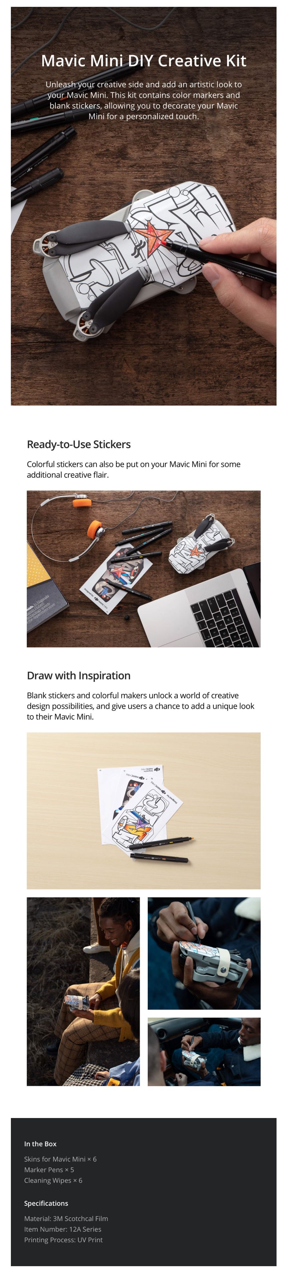 mavic mini diy creative kit