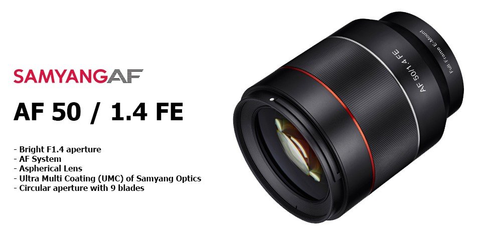 Samyang AF 50mm f1.4 FE Lens